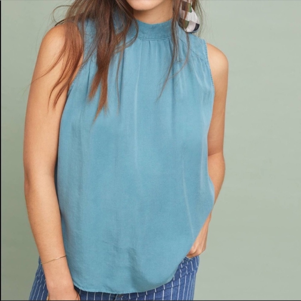 NWT Spring Sleeveless Top (Anthropology) - Picture 2 of 6